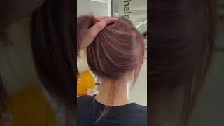 Red highlights on dark hair ❤️🖤 ##highstrangeness #highlights