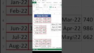 How to Change Border Line Color and Line Style in Excel - Step by Step Tutorial #exclusive
