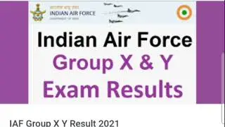 Air Force Result Date 2021/Indian Airforce group x and y Result/cutoff and result date airforce
