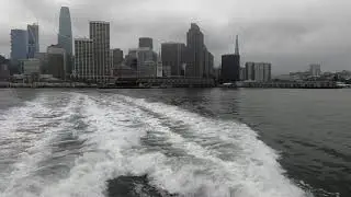 SF Bay Ferry: Cetus Departing San Francisco