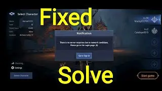 cant login MIR4 server is not responding how to fix ?