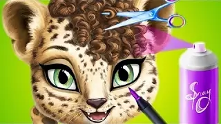 Animals Care Games for Kids - Rock Star Animal Hair Salon - Fun Gameplay Video for Children