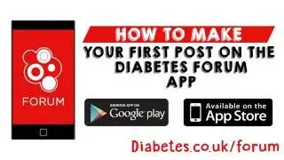 How to: Create a post on the Diabetes Forum App on IOS