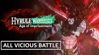 Hyrule Warriors: Age of Imprisonment - All Vicious Battles (Including DLC)