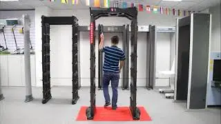 Viking portable walk through metal detector