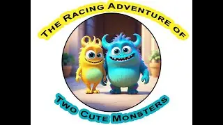 Two Cute Monsters' Racing Adventure, Friendship Wins Again ! #cartoon #story #children #animation