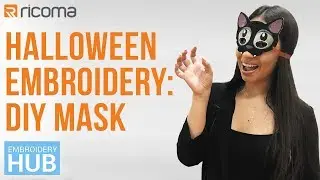 Embroidery Hub Ep. 21: DIY Mask | Halloween Embroidery Tutorial