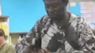 Damilare on the Congas at Wood County Library