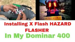 Installing Flash X Hazard Module in Dominar 400 | Plug n Play | Detailed Review | Mr Santosh Pradhan