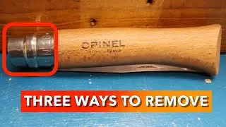 Три способа снять воротник с ножа Opinel &mdash; без лишних хлопот