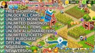 Download Farm city: Farming and building mega manu and mod APK unlimited everything latest version 🔥