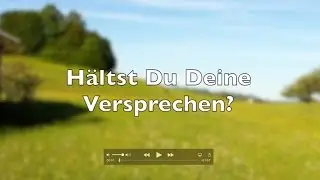 Versprechen und Selbstvertrauen