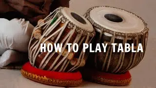 Wie spiele ich eine Tabla?