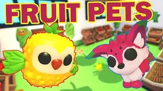 Attempting to Get ALL NEW FRUIT PETS In Adopt Me! (Roblox Adopt Me)