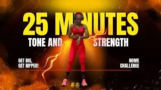 25 Mins Upper Body Workout With Dumbbells | Home Strength Training for Toned Full Back & Chest