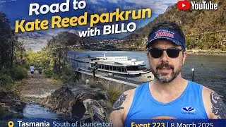 Road to Kate Reed parkrun, Tasmania, Australia.