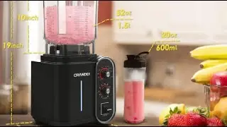 CRANDDI Countertop Blender, Professional High Speed Blender Review, Easy to use and very powerful