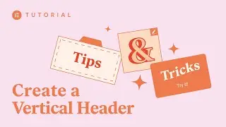 How to Create a Vertical Header [Advanced]