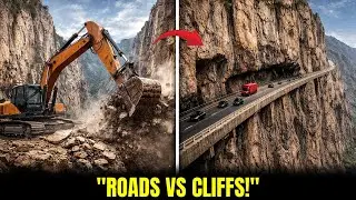 How America Built Massive Roads By Cutting Through Some Of The Steepest Cliffs On Earth