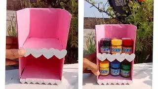 ✨How to Make Desk Organiser✨💗|desk organiser kaise banaye🤯✨