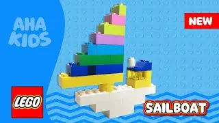 Lego Sailboat building instructions &mdash; Lego Classic Creative &mdash; #StayHome and How to #WithMe