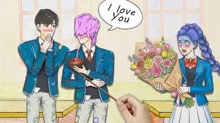Kpop Demon School Story | Jinu and Mystery are gay? 💔 Love Stories Paper Doll