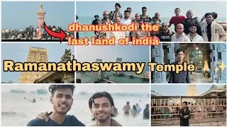 📍 Ramanathaswamy temple 🙏✨ and dhanushkodi the last rod of india ✨  #fullenjoy #trending #travel 