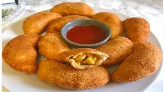 Half Moon Chicken Pie | Chicken and Cheese Half Moon | Ramadan Recipes 2021