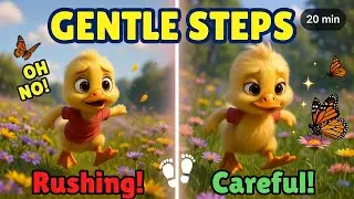 Gentle Steps 🦆🐰 Learning to Move Carefully  Respect for Nature  DoDo & RoRo Forest Friends