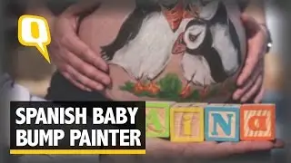 The Quint: Spanish Body Painter Uses Pregnant Bumps As Her Canvas