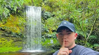 Public ASMR Waterfall Walk