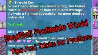 Growtopia | Tips And Tricks For Profiters! Buy/Sell Profitable Worlds!