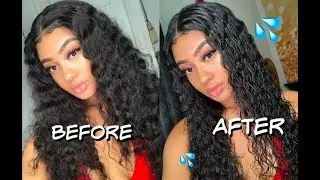 My Curly Hair Routine | Deep Wave Hair | Yiroo Hair + Review