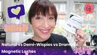 Trying 3 Kinds of Magnetic Eyelashes from Wakeup and Makeup