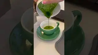 Let&rsquo;s make hot matcha green tea latte. 🍵🥰 Perfect for rainy days. 🌂💧