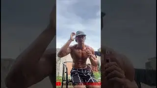 HOT MUSCLE SIXPACK MAN IS SUN BATHING | BANG KEKAR BEROTOT SIXPACK LAGI JEMUR BADAN