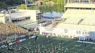 Helo Fly Over, Fanfare for ARMY Football  Entrance to Michie Stadium for 2025 Home Opener