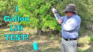 🎣 Цельный карбоновый стержень T-ZACK 30T Toray. ТЕСТ НА ПОДЪЕМ 1 ГАЛЛОН! 😱