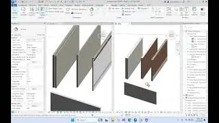 Create a #Revit 3d view showing only Structural Wall Parts