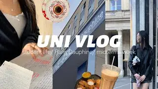 Uni Vlog - midterms week à Paris Dauphine, révisions des CC, sortie parisienne