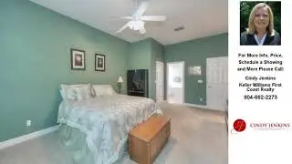 1678 COUNTRY WALK DR, FLEMING ISLAND, FL Presented by Cindy Jenkins.