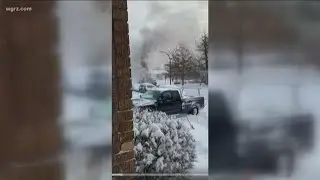 Plow Driver Fire