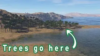 Populating trees in Terragen
