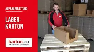 Regal- und Lagerkartons | Produktvorstellung | karton.eu