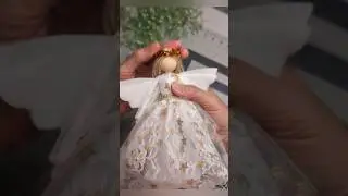 How to make an elegant angel tree topper #huongharmon #diy #angel