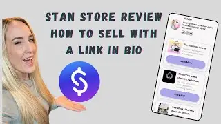 Stan Store review, How to create a link in bio store! Stan is perfect to sell all your products!!