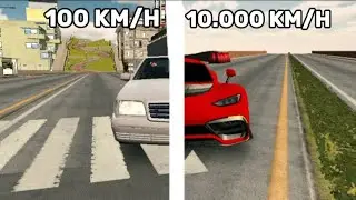Evolution of Speed Car Crash Compilation 100 vs 10.000 Km/h in CPM