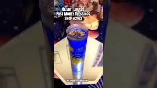 CLIENT: LUNA28 SHOP ORDER #2163 FAST MONEY BLESSINGS TO BOOK A LIGHTING VISIONSBYVASORI.COM