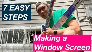 Mintrix Repair: How to build a custom window screen in 7 easy steps!!!