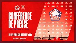 Suivez la conférence de presse avant #LOSCSRFC avec le Crédit Mutuel Nord Europe 🎙️